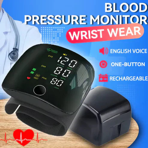 Rechargeable™ Blood Pressure Monitor ! LED Mini Portable Display